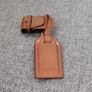 Louis Vuitton Brown Leather Men's Bag Tag